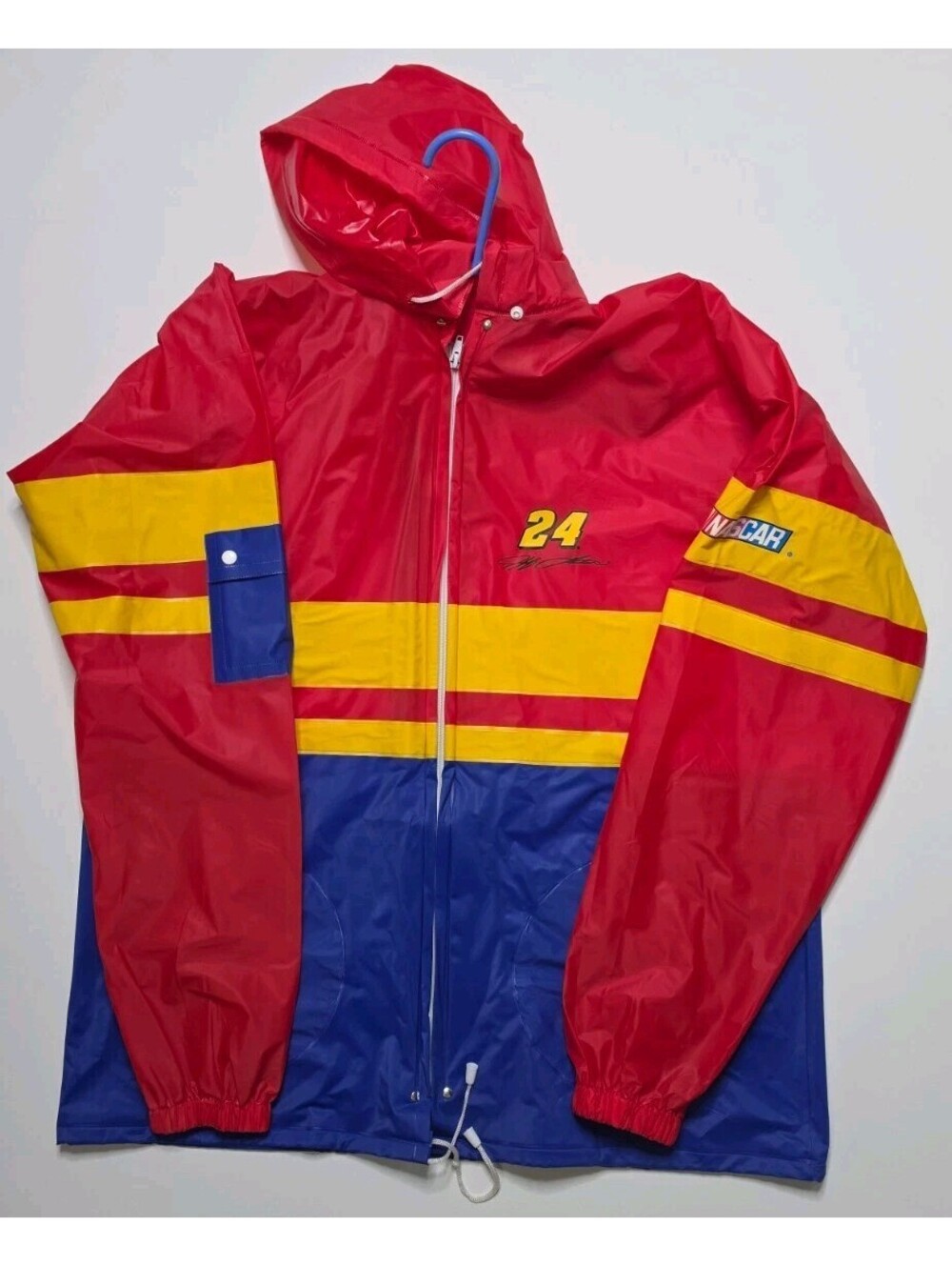 Vintage Jeff Gordon Rain Gear Jacket Seven Sons & Co Rainmate Size XL